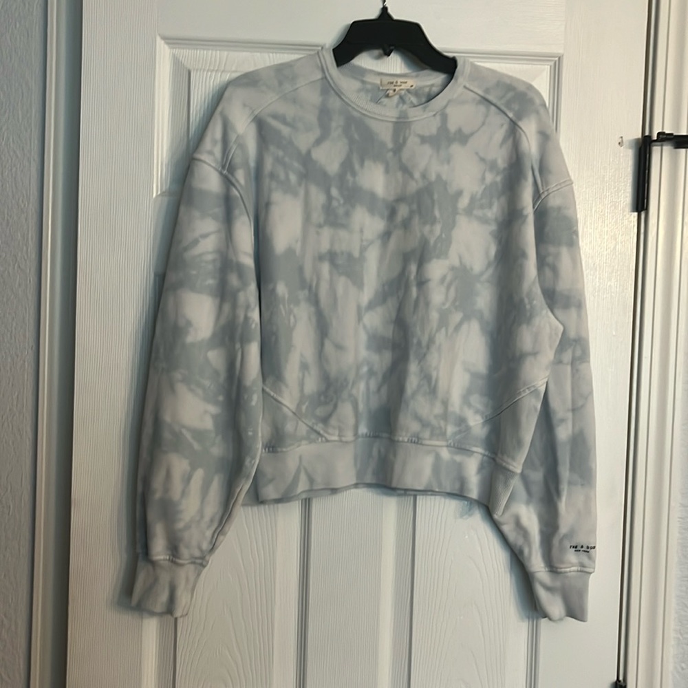 Rag & bone New York, French, Terry Blue cloud sweatshirt